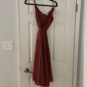 Wilfred pleated  wrap dress, size S.